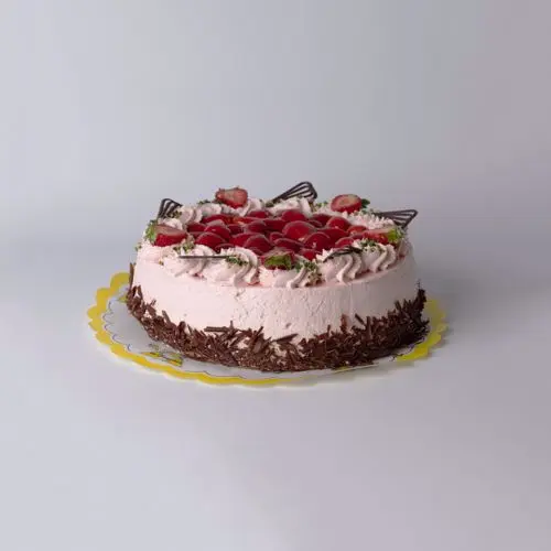 Aardbeien taart